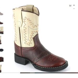Cody James Toddler Boys' Roper Western Boots - Round Square Toe Size 4 New